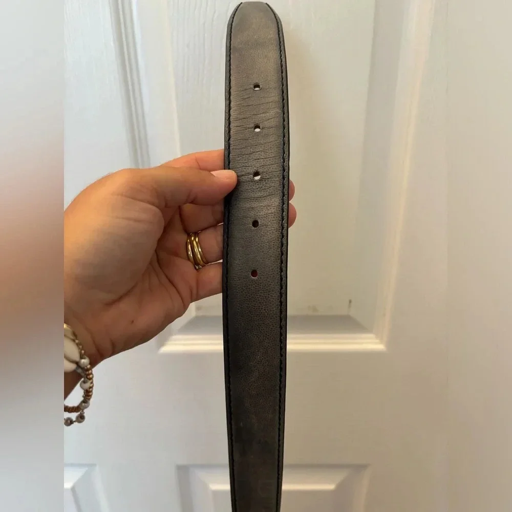 Roger Ximenez Leather Belt,  Genuine Italian Calf